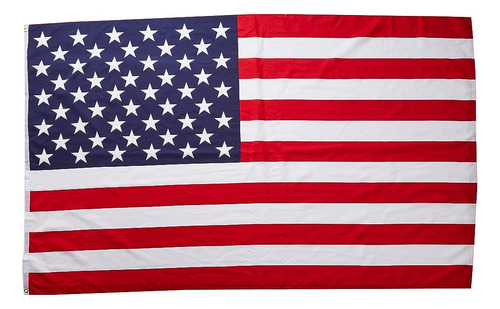Banderas Estándar De Calidad Usa58 5x8ft American Flag, 5 Po