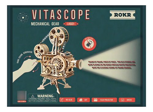 Rokr Rompecabezas De Madera 3d Vitascope Para Adultos - Kits