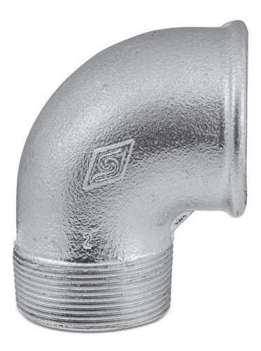 Cotovelo (joelho) Galvanizado 1 1/2 X 90 Macho Fêmea