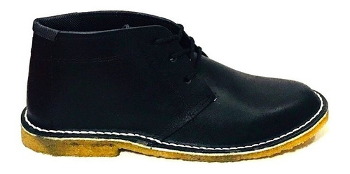 Bota De Cuero De Hombre (izzi Negro)