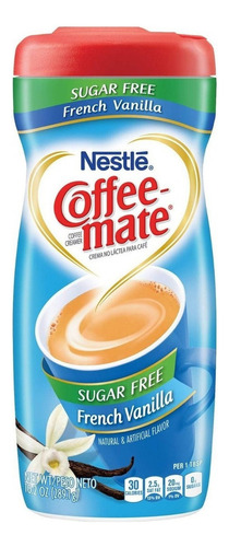 Coffee Mate Sugar Free - Baunilha 289.1 Gramas
