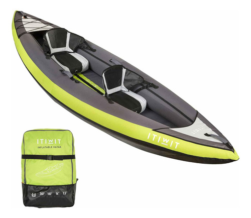 Itiwit, Kayak Inflable Recreativo Para 2 Personas