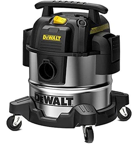 Dewalt 5 Galones De Acero Inoxidable Húmedo/ Dry Vac, Aspira