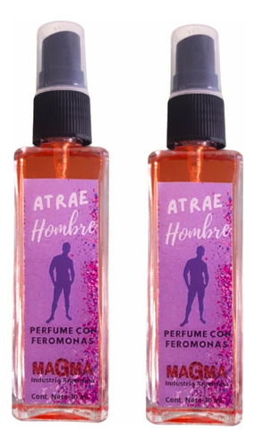 Perfume Afrodisíaco Con Feromonas Para Atraer Hombres X 2