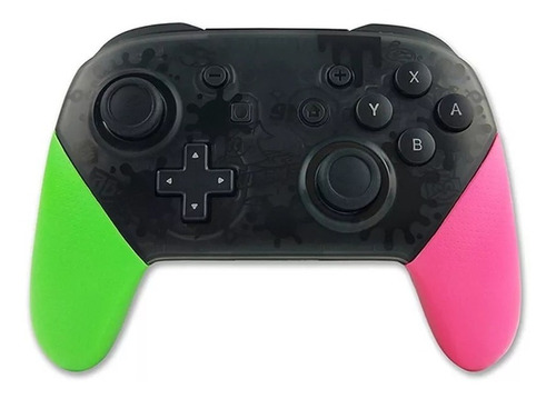 Control Pro Para Nintendo Switch Hopora Verde Con Rosa