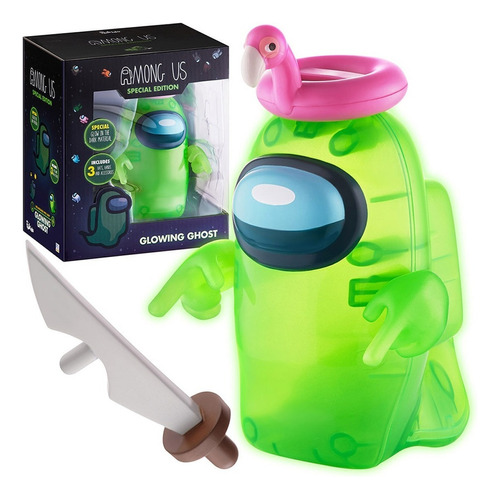Muñeco Glowing Ghost Among Us Special Edition Original Toiki