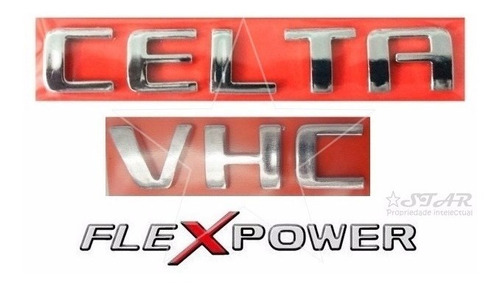 Emblemas Celta Vhc Flexpower - 2007 À 2011 - Modelo Original