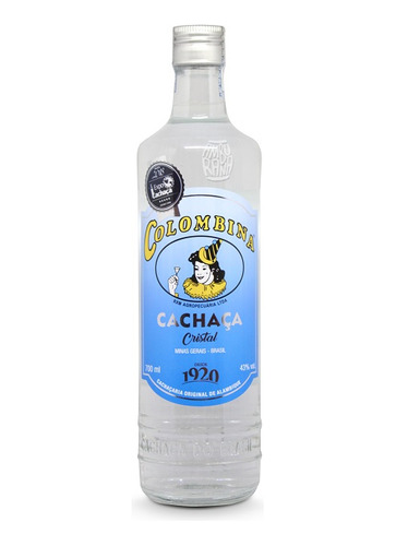 Cachaça Colombina Cristal 700 Ml