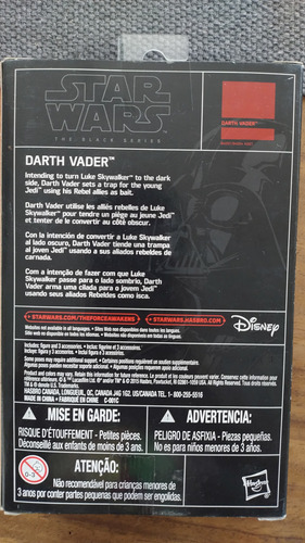 Figura Darth Vader Star Wars Black Series 3.75