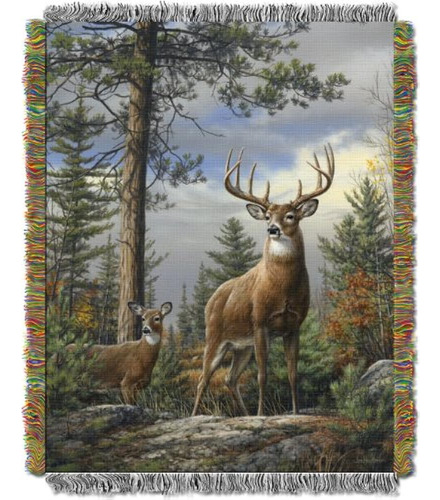 Colección American Heritage, Manta Tejida  King Stag  De Hau