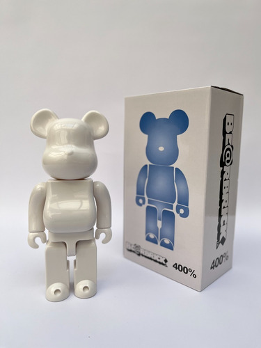 Figura Bearbrick All White 400% 28cm