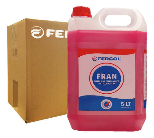 Fercol Refrigerante Anticorrosivo Rosa 5 L (caja 3 X 5 Lt)