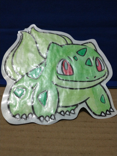 Sticker Casero Bulbasaur Pokémon Bootleg (Usado)