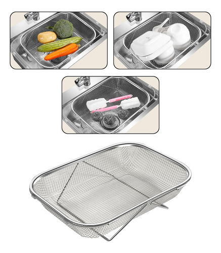 Cesta De Lavado Para Fregadero Sobre El Fregadero, Grande