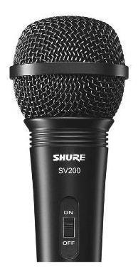 Micròfono Dinàmico De Mano Shure Sv200 Con Cable