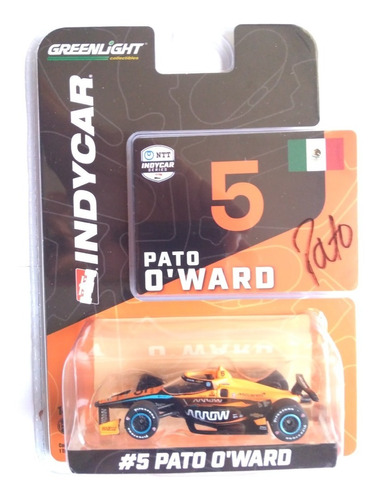 Greenlight Pato O'ward Mclaren 2022 Indycar Autografiado