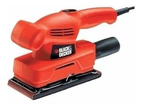 Lijadora orbital Black+Decker CD455 naranja y negra 50Hz 138W 220V
