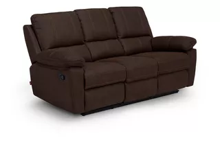 Rosen Sofa Reclinable Bruno Tela 3 Cuerpos