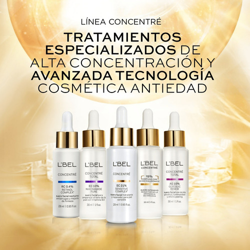 L'bel - Concentré Suero Facial Para Piel Sensible 28ml Sensible Día/noche