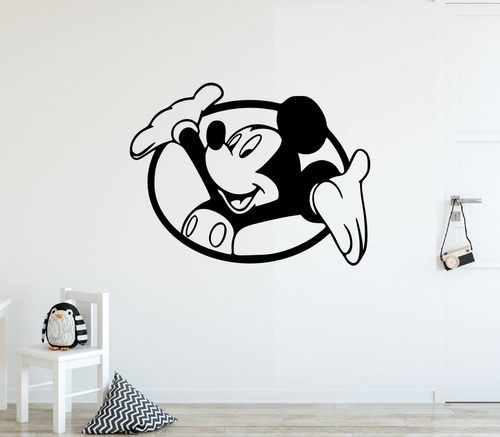 Adesivo De Parede Mickey Mouse Md3 Quarto De Bebê Bebe