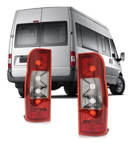 Lanterna Traseira Bicolor Ford Transit 2012 2011 2010 2009