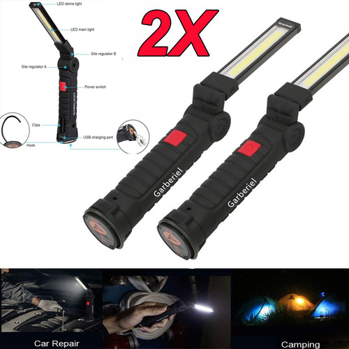Inspección De Lámparas De Emergencia Plegables Led Cob Multi
