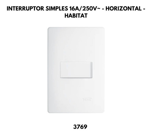 Kit 5 Interruptores Simples 16a/250v C/placa 4x2 Branco Fame
