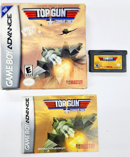 Top Gun Combat Zones Gba Game Boy Advance 