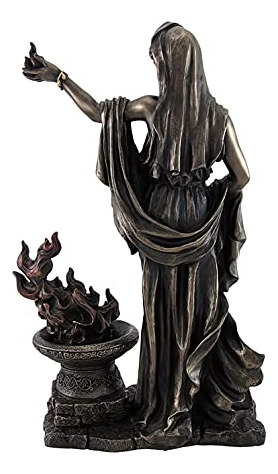 Veronese Design Diosa Griega Hestia Estatua De Bronce Roman