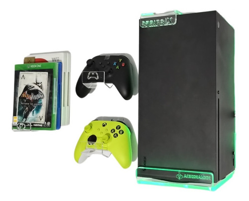 Base O Soporte Para Xbox Series X Con Led Controles Y Juego