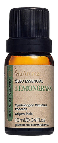 Óleo Essencial Lemongrass Capim Limão 100% Puro Via Aroma