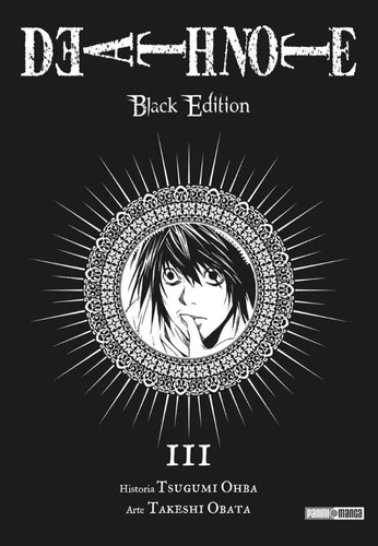 Death Note: Death Note, De Takeshi Obata. Serie Death Note, Vol. 3. Editorial Panini, Tapa Blanda, Edición Black Edition En Español, 2022