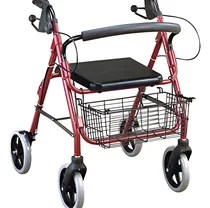Comprar Andador Ortopedico Plegable C\u002Fruedas Frenos Asiento Jl965