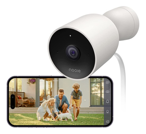 Nooie 2.4g Wifi Security Camera Al Aire Libre, Visión Noctur