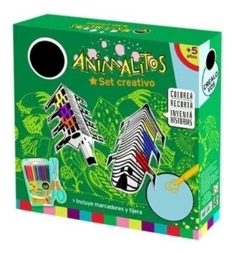 Set Creativo Didactico Pizzini Animales Animalitos