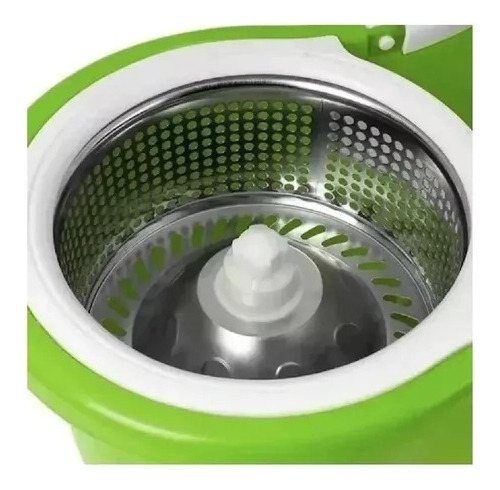 Trapeador Spin + 4 Repuestos + Cepillo Lava Trastes Gris