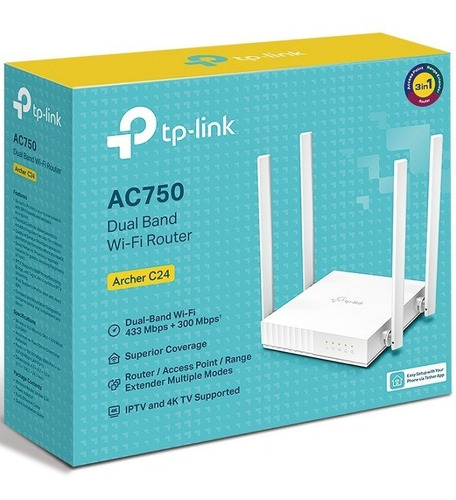 Tp-link Archer C24 Ac750 Dual Banda Modo Repetidor- Router