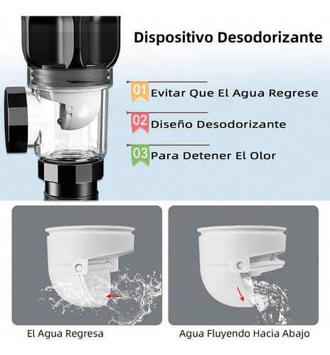 Drenaje Para Lavabo De Baño Drenaje Flexible Anti-odor