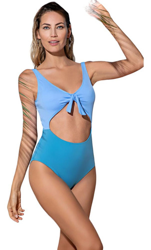 Malla Dama Tankini Combinada Nudo Bianca Mare 24228