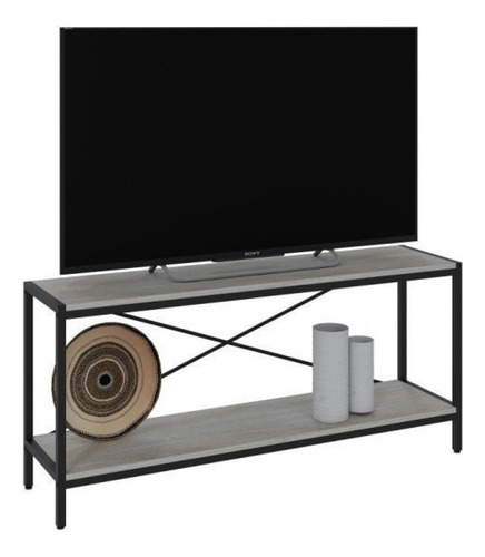 Conjunto Rack Para Tv Até 50 Polegadas 1 Nicho Aéreo