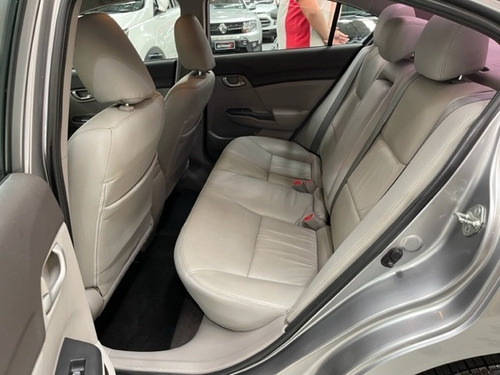 Imagem 10 de 14 de Honda Civic Lxs 2014 Cinza