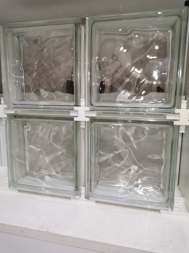 Bloques Ladrillos Block De Vidrio Olas 30x30