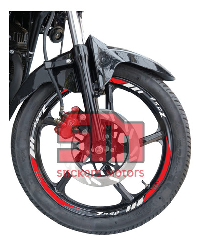 Stickers Reflejantes Rin De Moto 250z 250sz 200z 125z 150z