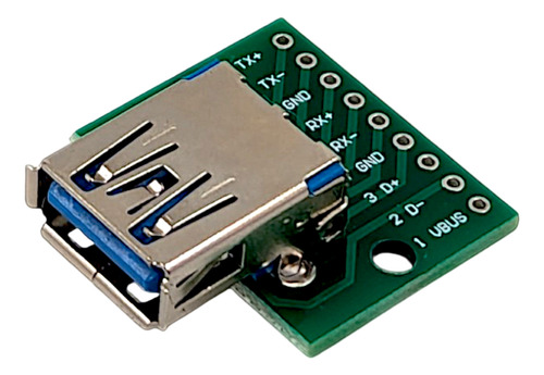 Adaptador Usb 3.0 Hembra A Dip 2.54mm 9 Pines Para Arduino