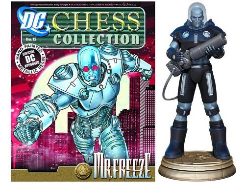 Dc Figura De Ajedrez Revista Colector 15 Mr Freeze Peó...