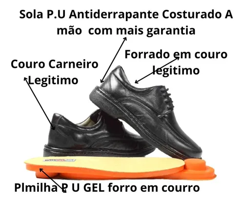 Sapato pe cheap diabetico masculino