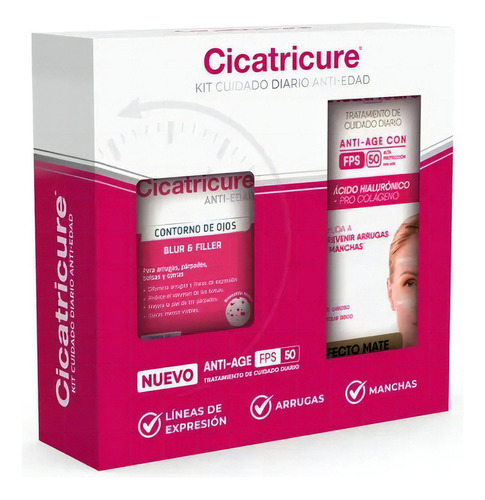 Pack Cicatricure Crema Antiarrugas + Contorno De Ojos B&f