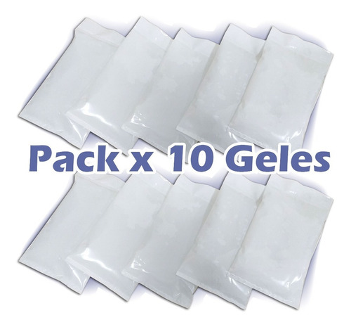 Imagen 2 de 2 de Gel Refrigerante P/conservadora O Lunchera - Pack X 10 Geles