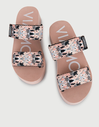 Imagen 5 de 7 de Sandalias Ojotas Textil Divor Batik Viamo Mujer Dama