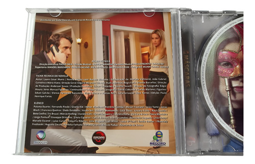 Trilha Sonora - Máscaras - Novela Da Record - Ótimo Estado! (Usado)
